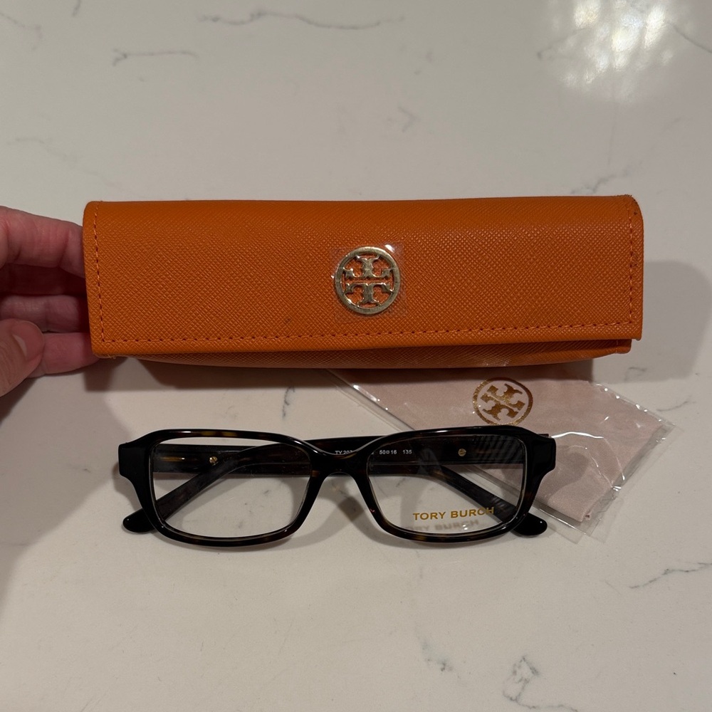 Tory Burch Eyeglasses TY2070 in Tortoise with Orange Case